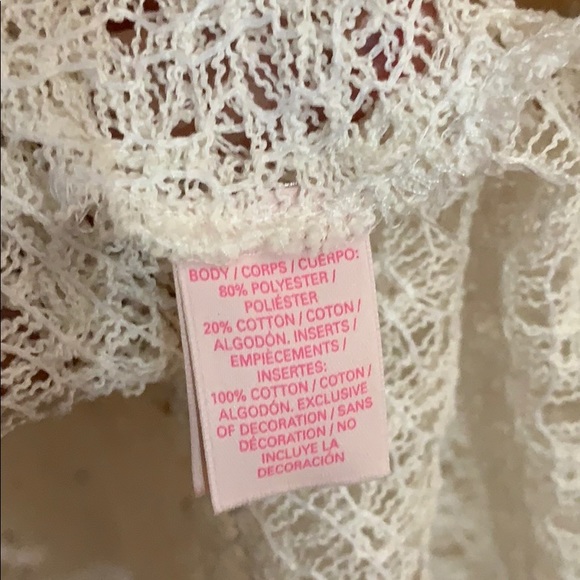 Victoria’s Secret Cream Kimono Size Large - Picture 3 of 5